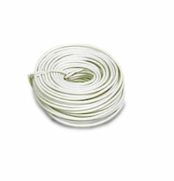 12 FT White Primary Copper Wire 