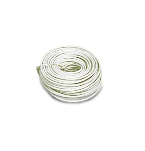 Calterm 40 FT #18 AWG White Primary Copper Wire 