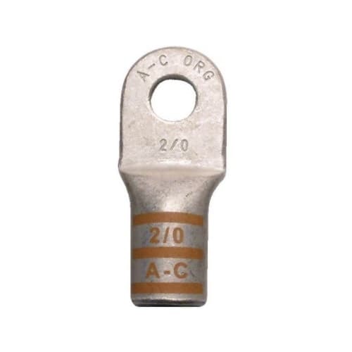 FTZ Industries Copper Power Lug, Extreme Duty, 2/0 AWG, 5/8-in Stud