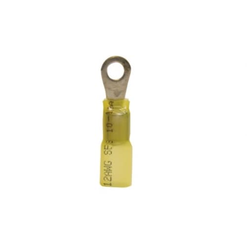 Gardner Bender #10 Stud Yellow Solder Heat-Shrink Ring Terminals