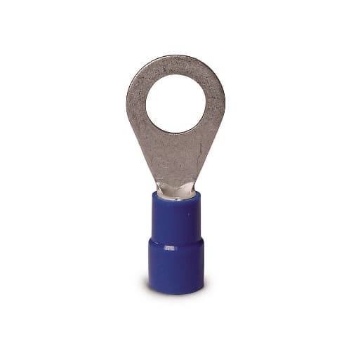 Gardner Bender 16-14 AWG 8-10 Stud Ring Terminal, Blue, 7 Pack