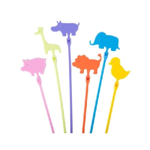 Gardner Bender Animals Novelty Cable Ties, Assorted Colors