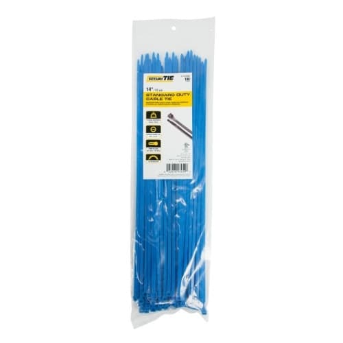 Gardner Bender 14-in Cable Ties, 50lb, Blue