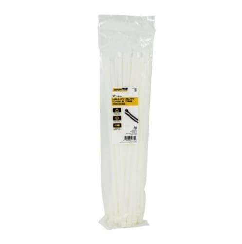 Gardner Bender 17-in Heavy Duty Cable Ties, 175lb, Natural