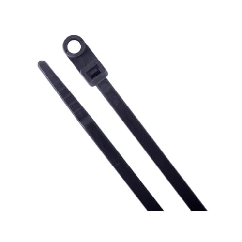 Gardner Bender 8-in Screw Mount Cable Tie, 50lb, Black