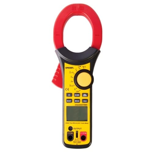 Sperry 2000 Amp TRMS Digital Clamp Meter, Auto Range