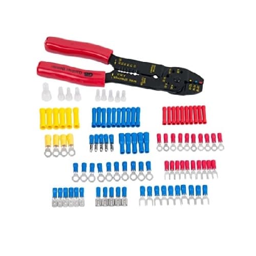 Gardner Bender 100 Piece Terminal Kit w/ Stripper & Crimper