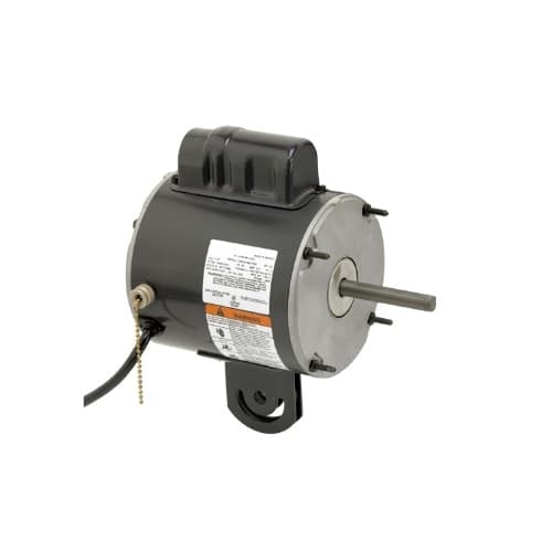 US Motors 200W Poultry Fan Motor, 48YZ FRME, 1075 RPM, 1/4 HP, 60 Hz, 115V