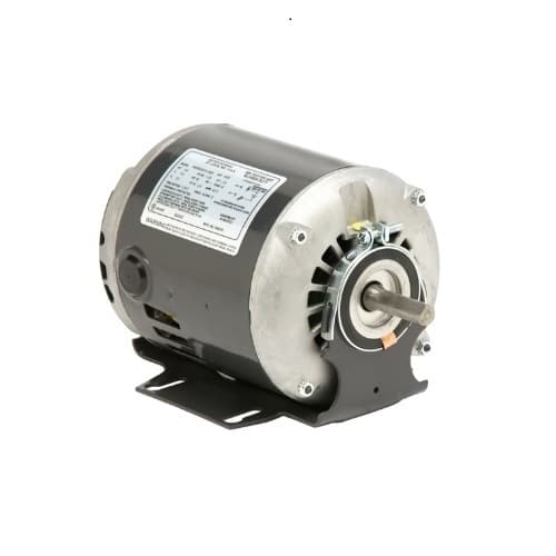 US Motors 200W Blower Motor, 48Z FRME, 1725 RPM, 1/4 HP, 60 Hz, 115V/208V-230V