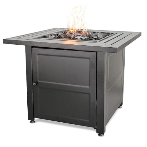 Endless Summer 30-in Outdoor Gas Fire Pit w/ Steel Mantel, Liquid Propane