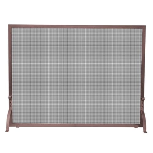 UniFlame Fireplace Screen, 1-Panel, Antique Copper