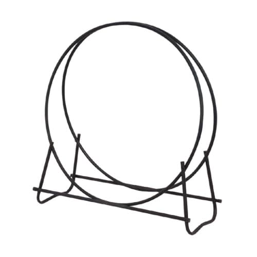 UniFlame 43-in High x 40-in Diameter Black Log Hoop