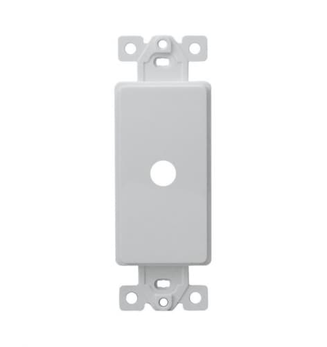 Enerlites Ivory Decorator Adapter 1-Gang Plate w/ .406-in Dia. Hole