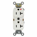 Enerlites 20 Amp Isolated Ground Duplex Receptacle, Industrial Grade, 250V, Ivory