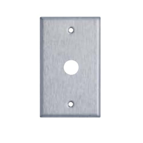 Enerlites 1-Gang Cable Wall Plate, Stainless Steel