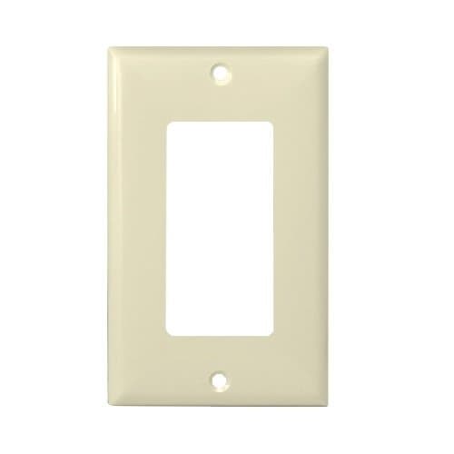 Enerlites Almond Colored 1-Gang Decorator/GFCI Plastic Wall plates