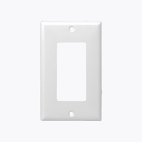 Enerlites 1-Gang Mid-Size Wall Plate, Decora/GFCI, Black