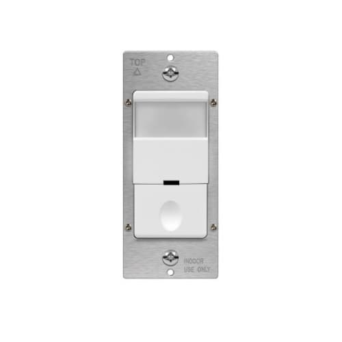 Enerlites Decorator Motion Sensor Switch, Single-Pole, 3-Way, 120V-277V, White