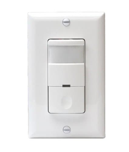 Enerlites Ivory 3-Way PIR Occupancy Sensor Decorator Wall Switch