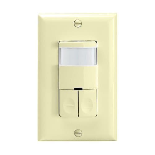 Enerlites Ivory Commercial Grade In-Wall Bi-Level Occupancy/Vacancy Sensor