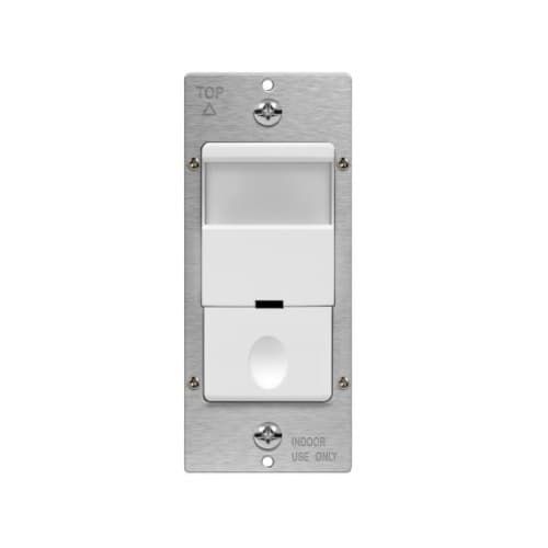 Enerlites Decorator PIR Motion Sensor Switch, Single-Pole, 120V-277V, White