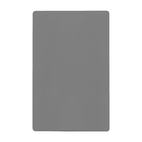 Enerlites 1-Gang Standard Wall Plate, Blank, Screwless, Gray