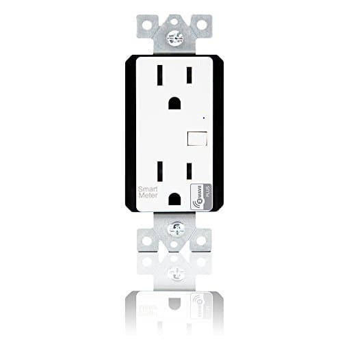 Enerlites White Wireless Control Smart Meter Duplex Receptacle