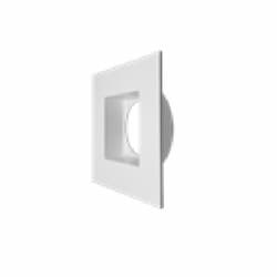 4-in Trim for DLJBX Series Downlights, Regressed, Square, White