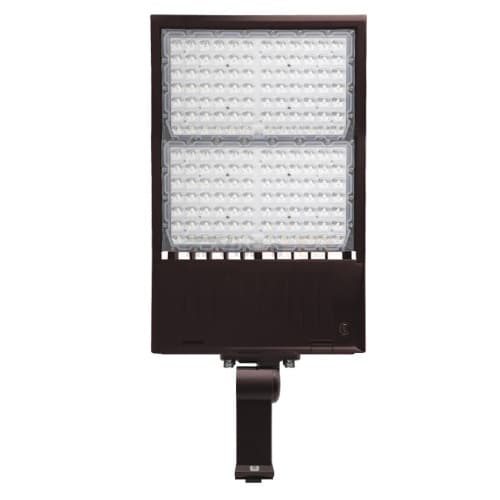 EnVision 260/280/300W Area Light w/ SF Combo, 347V-480V, Selectable CCT, Bronze