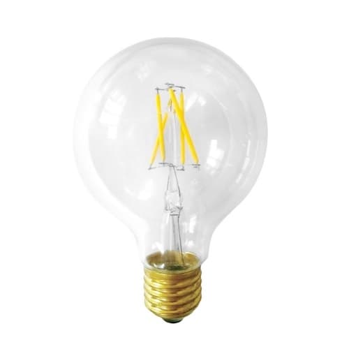 EnVision 4W LED G25 Filament Globe Bulb, E26, 120V, 2700K