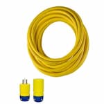 Ericson 25-ft Industrial Smart Monitor Cord, SOW, 5-15P & 5-15C, 12/3 AWG