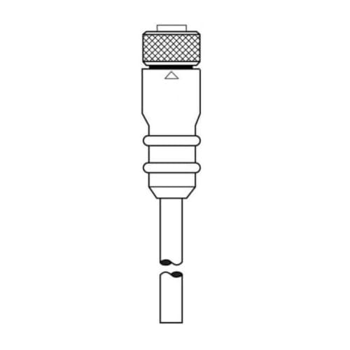 Ericson 40-ft MiniSync, Single End, Female, Straight, 3-Pole, 13A, 600V, SS