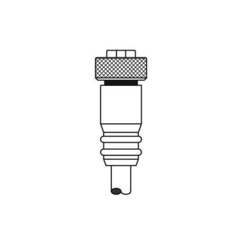 Ericson 12-ft MiniSync, Single End, Female, Straight, 5-Pole, 8A, 600V