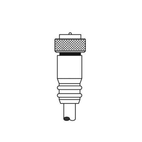 Ericson 20-ft MiniSync, Single End, Male, Straight, 5-Pole, 10A, 600V