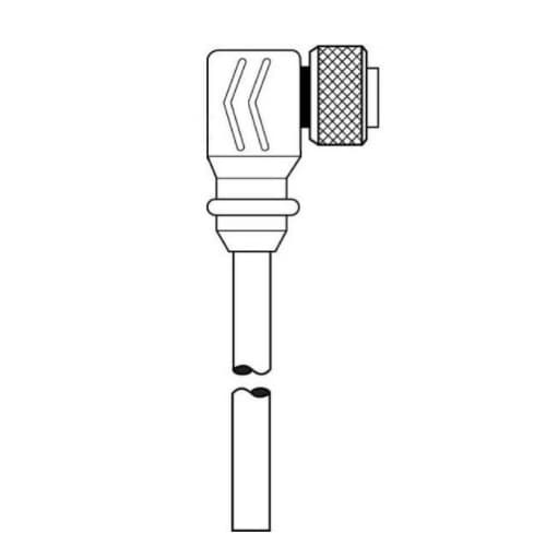 Ericson 6-ft MiniSync, F9, Single End, 6-poles, 16 AWG