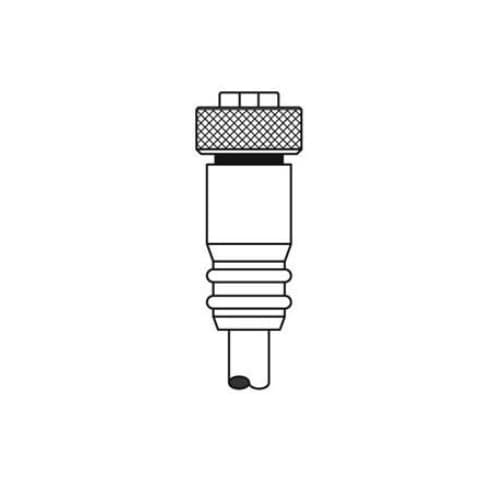 Ericson 15-ft MiniSync, Single End, Female, Straight, 9-Pole, 7A, 600V