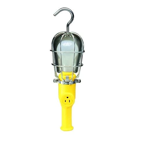 Ericson 50-ft 100W 9 Handlamp, 5-15P, SOW, 16/3, 120V, 104 Guard