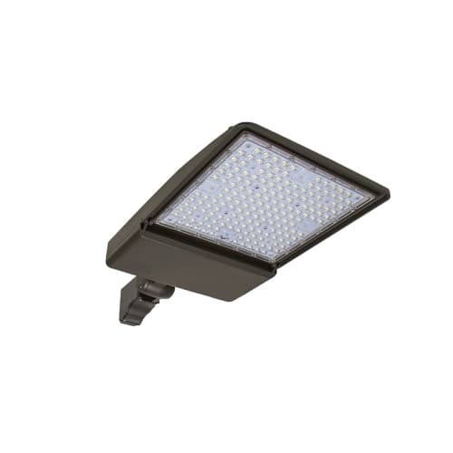 ESL Vision 250W LED Area Light w/ 5-in Round Direct Mount, Dim, Type 4, 120V-277V, 3000K, Black