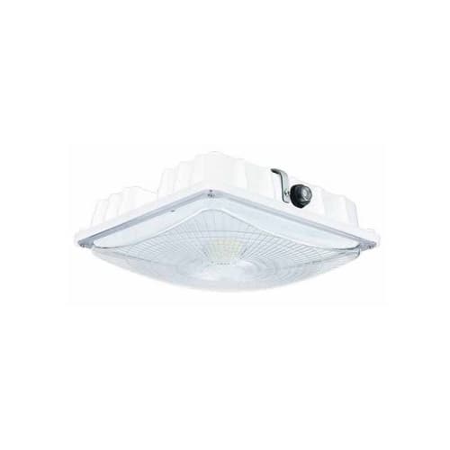 ESL Vision 27W LED Canopy Light, 1-10V Dimmable, 3800 lm, 120V-277V, 5000K, White