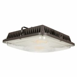 30/40/60W LED Canopy Light w/ 8W BBU & PC, 120V-277V, Select CCT, BZ