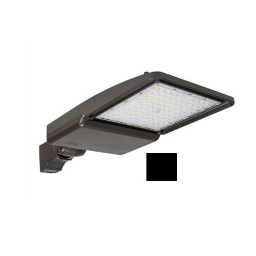 ESL Vision 110W LED Shoebox Area Light w/ 5" Round Pole Mount, 0-10V Dim, 17487 lm, 5000K, Black