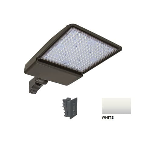 ESL Vision 250W LED Shoebox Area Light w/ Direct Arm Mount, 0-10V Dim, 38043 lm, 3000K, White