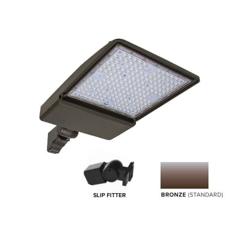 ESL Vision 250W LED Shoebox Area Light w/ Slip Fitter Mount, 0-10V Dim, 40093 lm, 4000K, Bronze