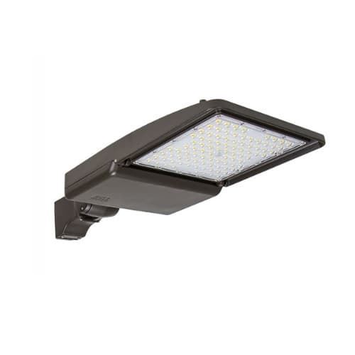 ESL Vision 75W LED Shoebox Area Light, Slip Fitter Mount, 528V, 0-10V Dim, 10870 lm, 3000K, Bronze