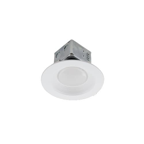 ESL Vision 5.35-in 10W Round LED Commercial Downlight, Dimmable, 640 lm, 120V, 4000K, White