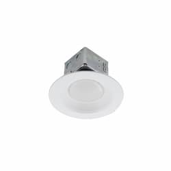 ESL Vision 5.35-in 15W Round LED Commercial Downlight, Dimmable, 1040 lm, 120V-277V, 3000K, White