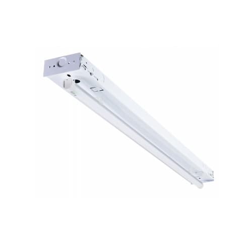 ESL Vision 8-ft 60W LED Shop Light, Wide Body, 8538 lm, 120V-277V, 5000K, White