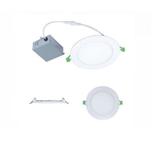 ESL Vision 6-in 14W Round LED Downlight, Dimmable, 1000 lm, 120V-277V, CCT Selectable, White