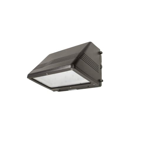 ESL Vision 60W Full Cut-Off LED Wall Pack, 1-10V Dimmable, 9019 lm, 277V-480V, 5000K, Bronze