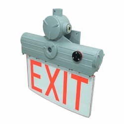 5W LED Hazardous Emergency Exit Sign, Class 1, Div 1, 120-277V, Yellow